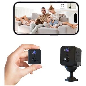 4K Security Camera Mini Nanny Cam for Home